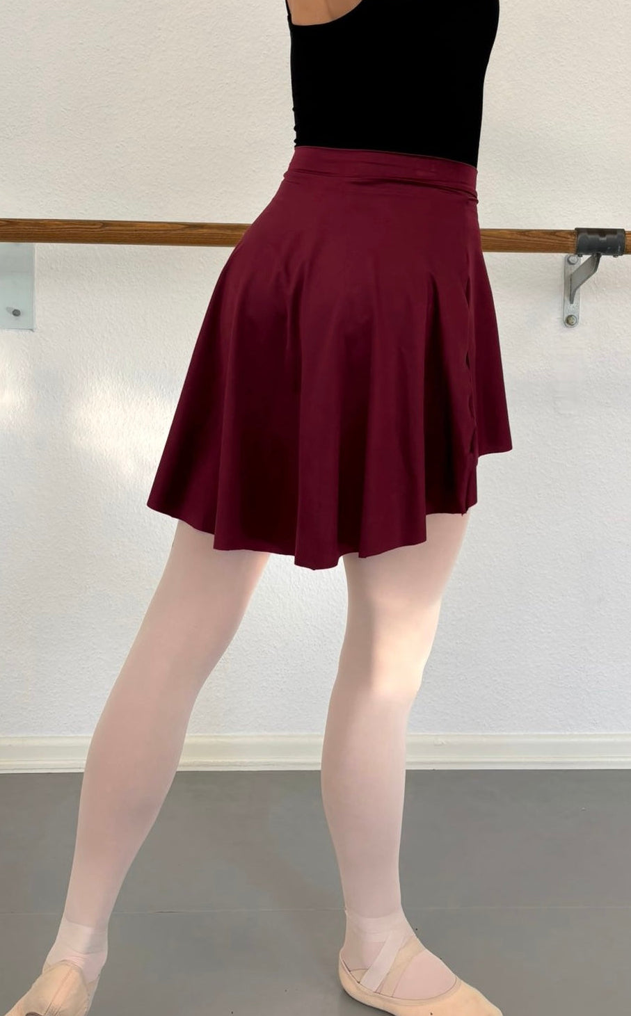 Eleganter Ballettrock in Bordeaux – limitierte Edition