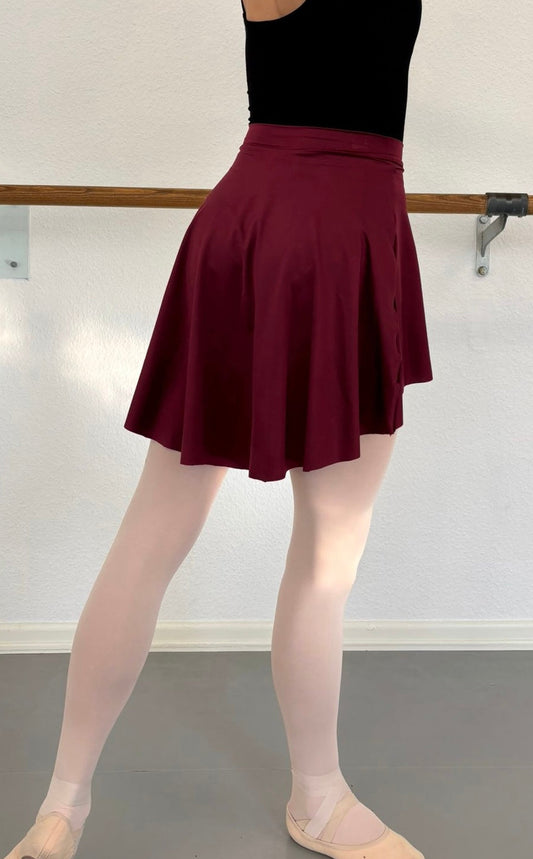 Eleganter Ballettrock in Bordeaux – limitierte Edition
