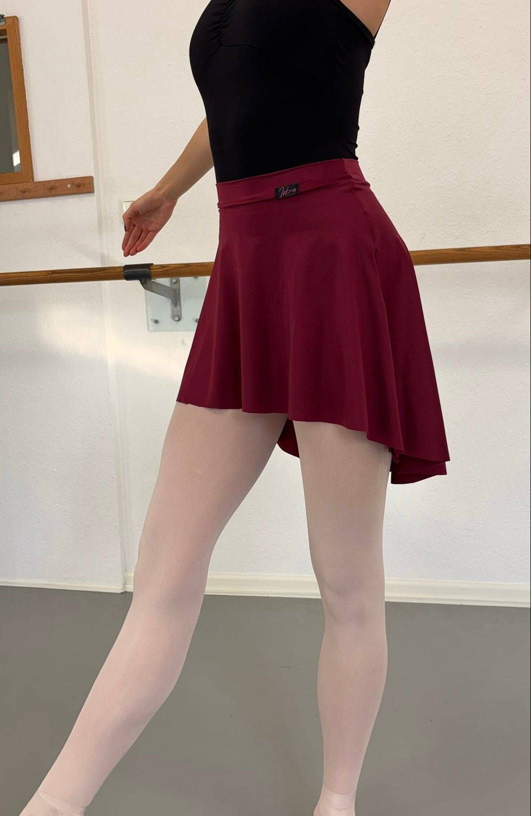 Eleganter Ballettrock in Bordeaux – limitierte Edition