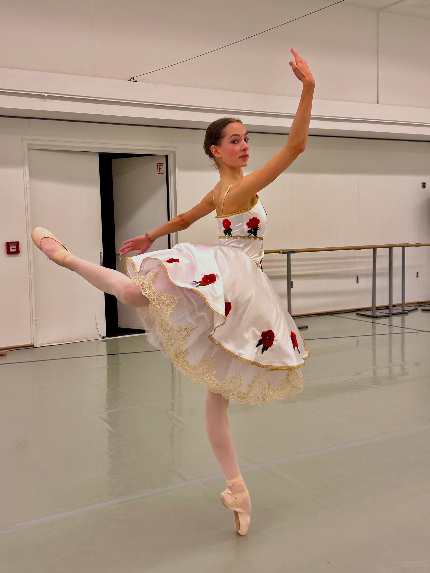 Flora-Variation – handgefertigtes Bühnenkleid